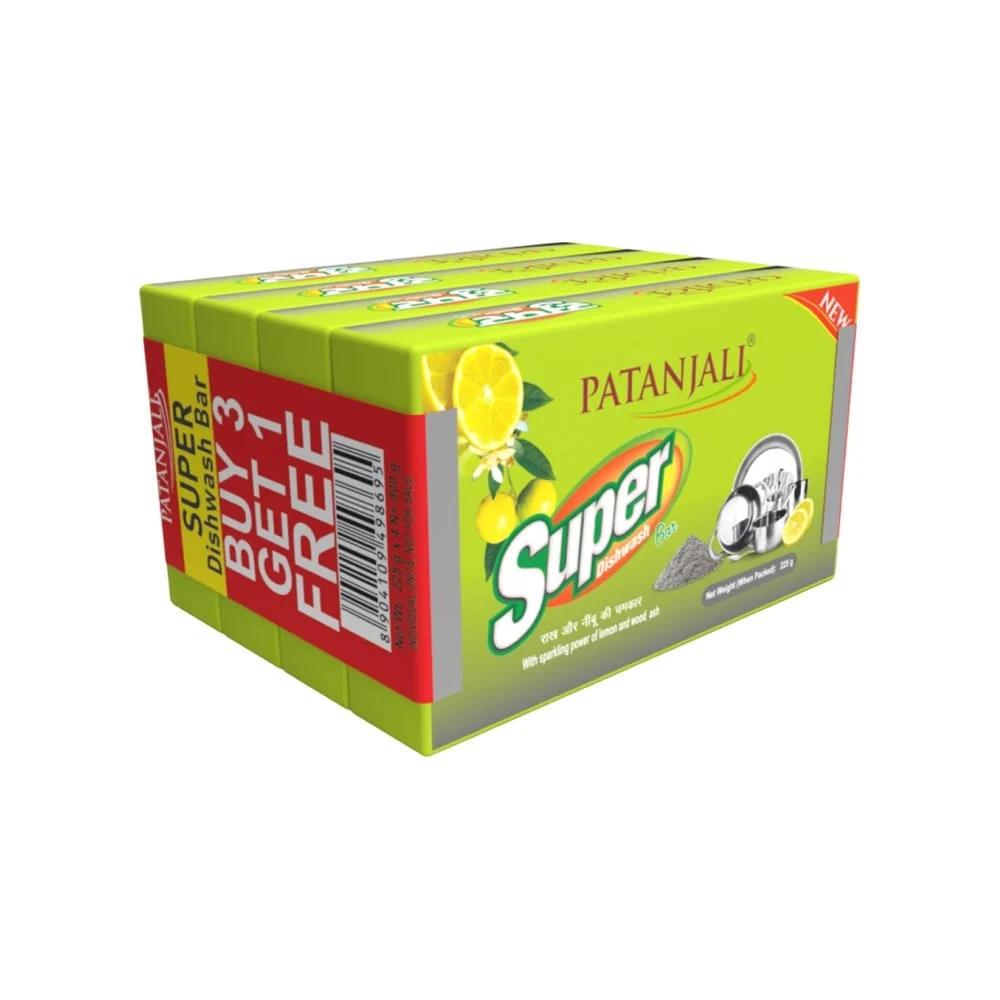 patanjali Super Bartan Bar 3+1